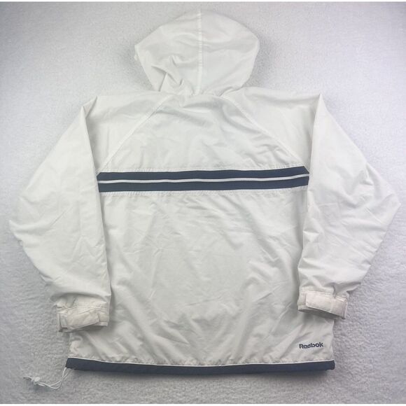 Vintage Reebok Windbreaker Jacket Mens Size Large 1/4 Zip Retro Y2K Lightweight - Picture 8 of 10